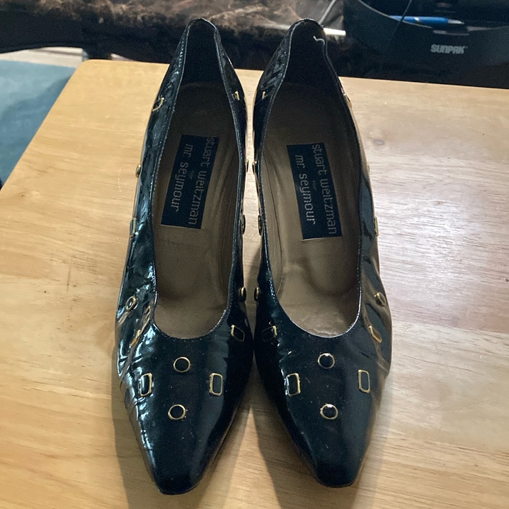 Stuart Weitzman for Mr Seymour-Black size 6 SS
